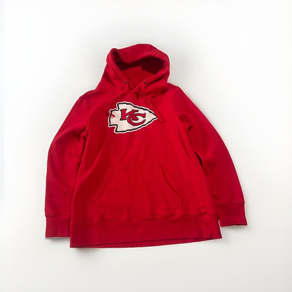 NFL Pro Line Fanatics Kansas City Chiefs Hoodie Mens Medium Red Pullover Limle 5